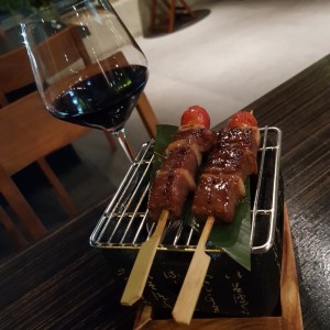 wagyu brochetas