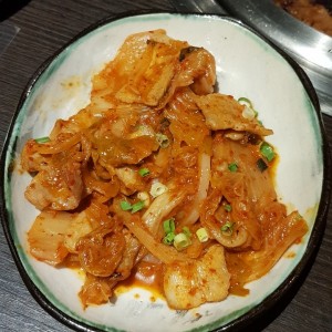 PORK JOWL WITH KOREAN KIMCHEE SAUCE