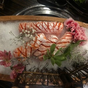 Sashimi de salmon