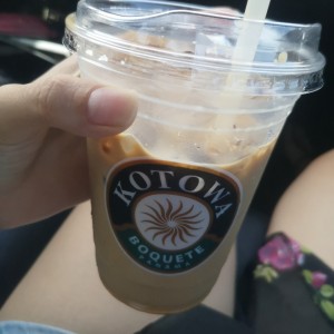 Iced latte caramel