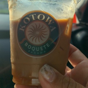 iced caramel latte