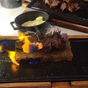 Filete de Res al Fuego con Mezcal