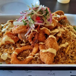 Arroz Chaufa de Marisco especial 