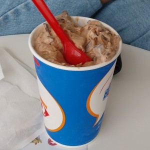 Chocolate Xtreme Blizzard.