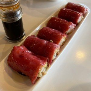 Chee cheung fun rojo