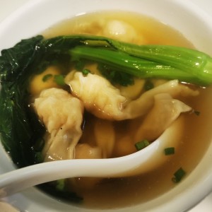 Sopa wanton con camarones??