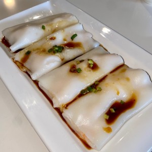 Chee cheung fun de camarones 