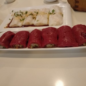 chee cheung fung rojo de camarones