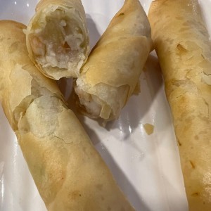 Rollitos de camarones