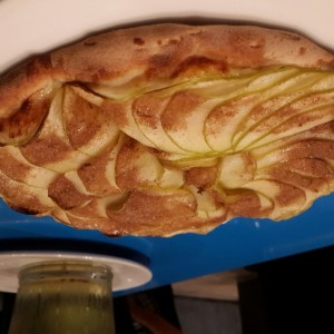 pizza dulce de manzana