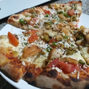 pizza de pollo