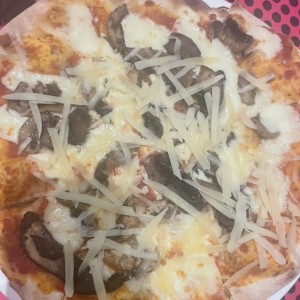 Pizza doble fungi porcini