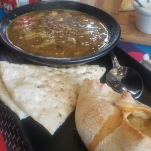 sopa de lentejas con pollo 