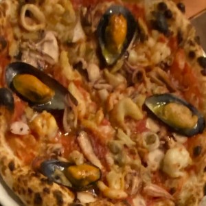 pizza de marisco