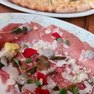 Antipasti - Carpaccio al Tartufo