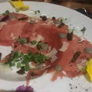 carpaccio de res