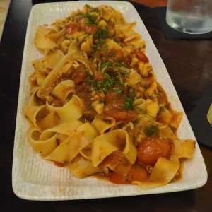 Pappardelle al Sugo di Aragosta