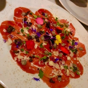 carpaccio de res