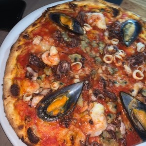 Pizza mariscos