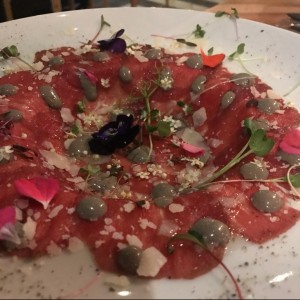 carpaccio de res