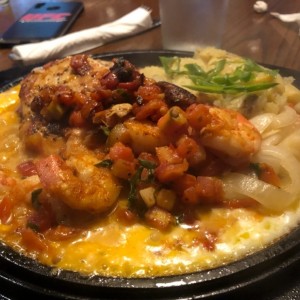 Sizzling Chicken Shrimp