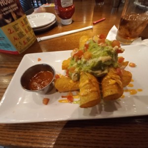 ROASTED CHICKEN TAQUITO STACK