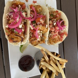 Blackened Shrimp tacos