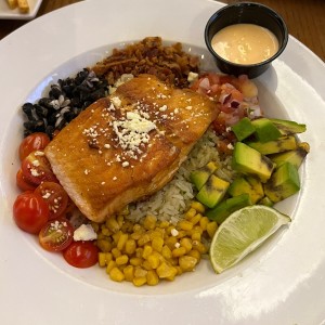 Grilled Salmon Mexi Bowl