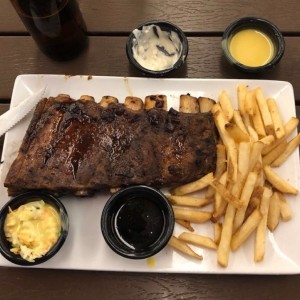 Glazed Ribs con papitas. 