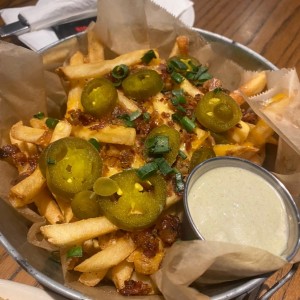 Bucket of cheese fries