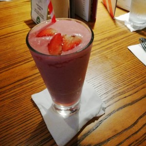 Batido de fresa