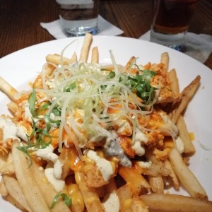 loaded buffalo fries