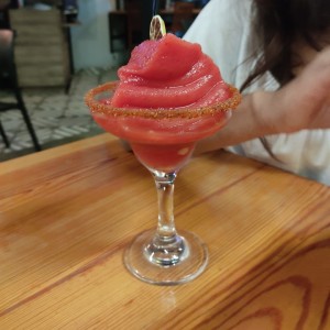 margarita de fresa frozen