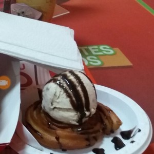 churros con helado 