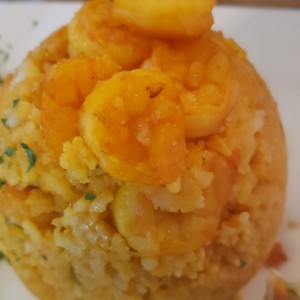 Arroz con camarones