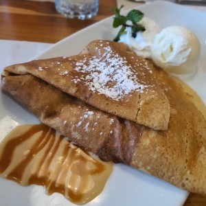 crepes manzana caramelizada 