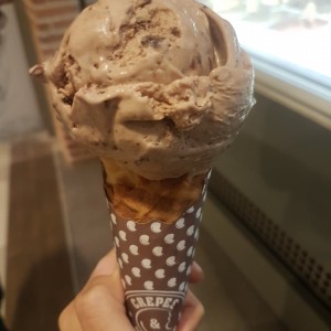 helado de avellana