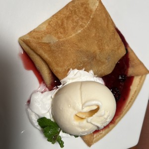 Crepes frutos rojos