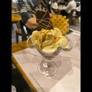 Helado con arequipe
