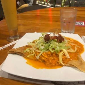 crepes pollo mexicano