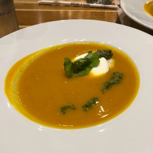 sopa del sol (zapallo)