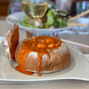 Panecook de Camarones en Salsa de la Casa