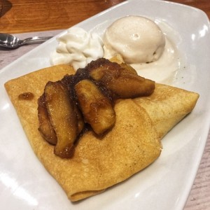 Crepe tradicional de manzanas