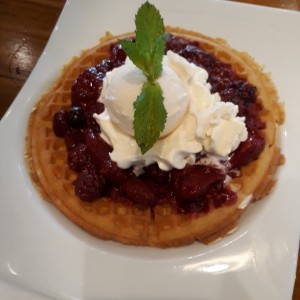 Waffle Frutos Rojos