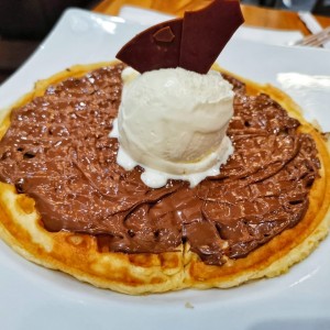 waffle de nutella