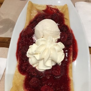 Crepes de frutos del bosque