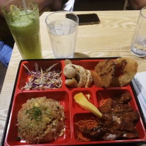 Yakimeshi Set / limonada hierbabuena