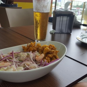 Ceviche de coco 