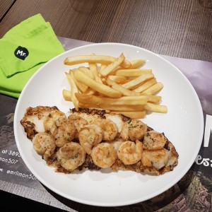 Filete de Pescado con Camarones