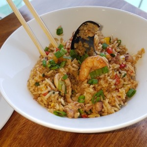 Chaufa de mariscos 